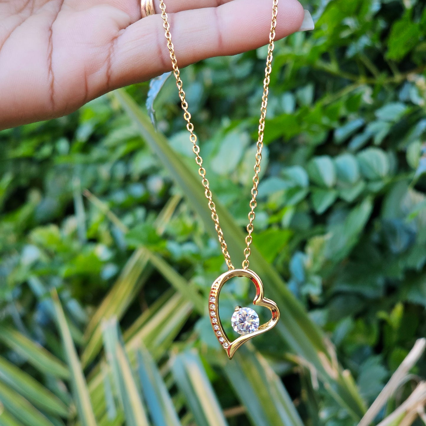 To My Girlfriend - Love Heart Necklace
