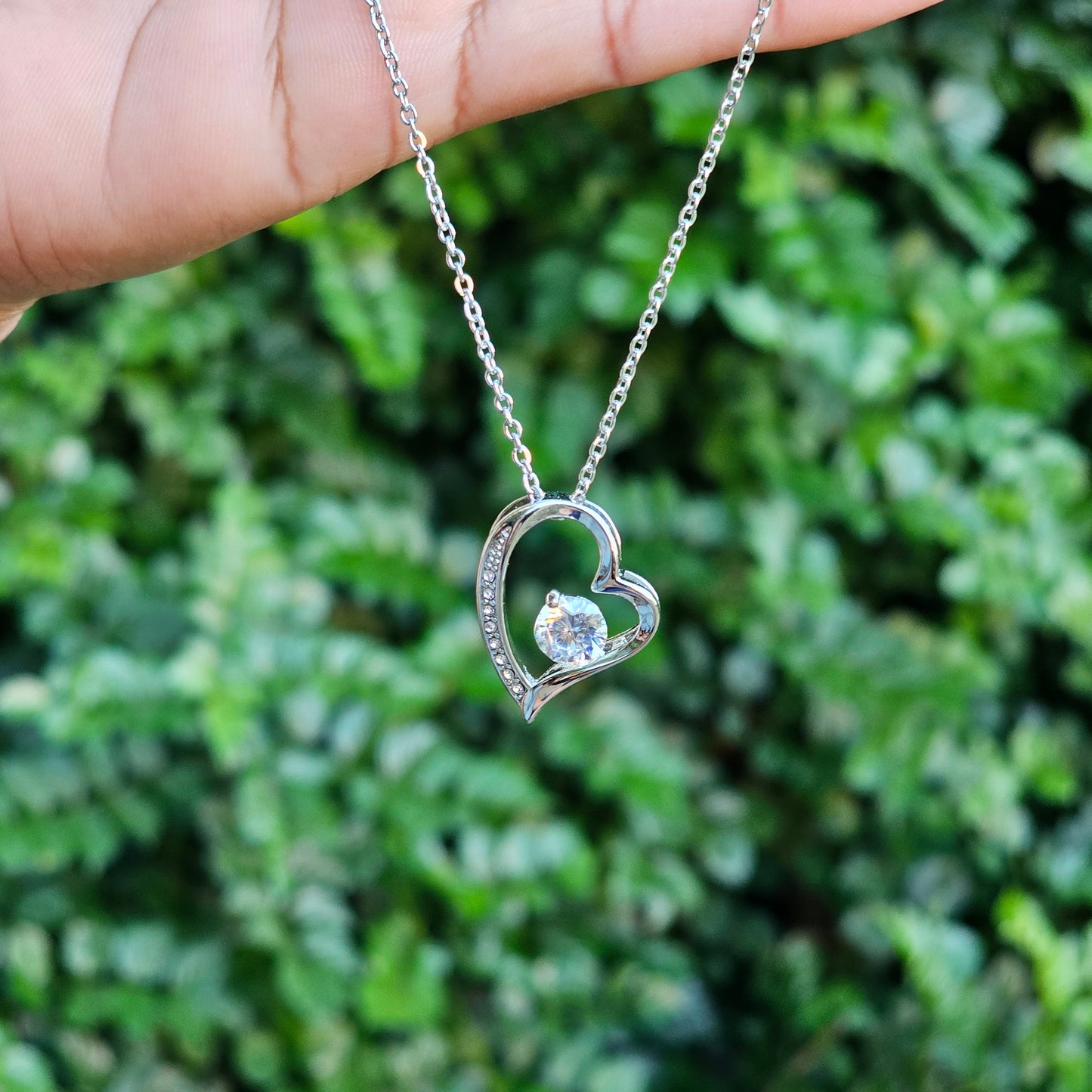 To My Girlfriend - Love Heart Necklace