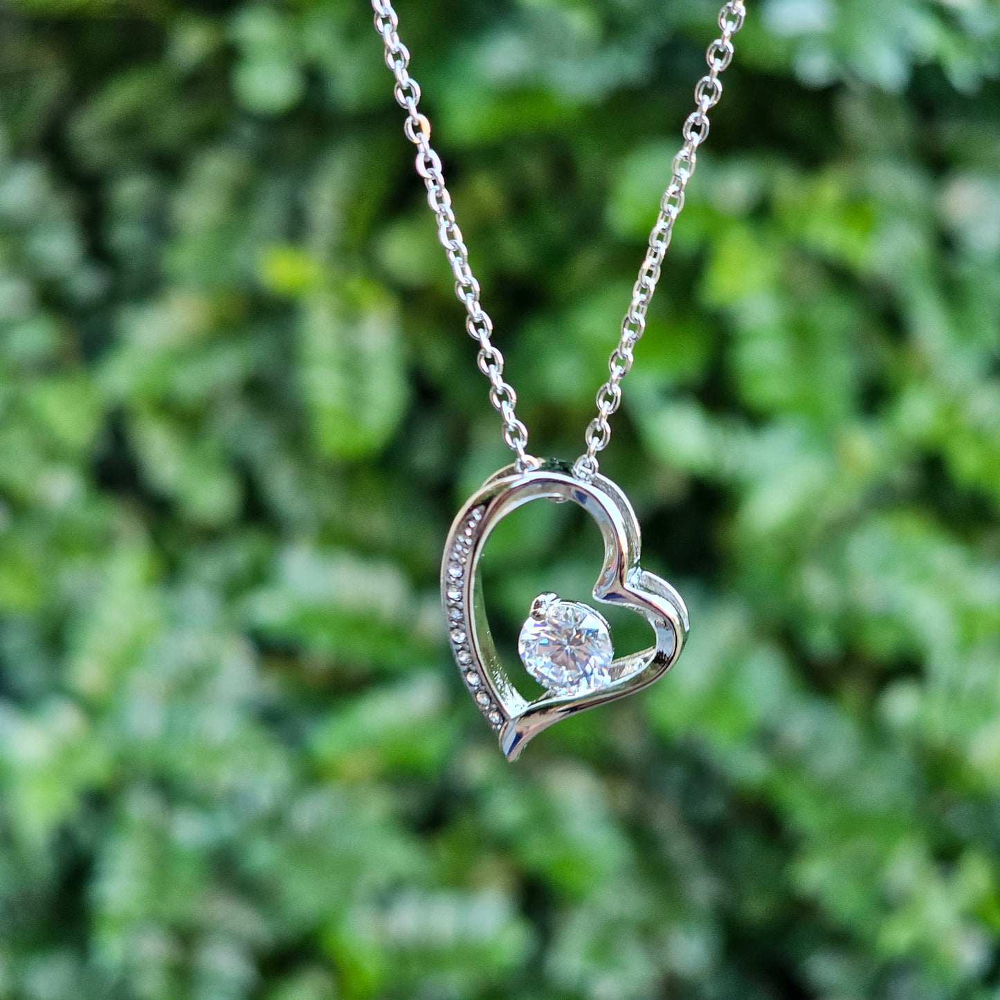 To My Girlfriend - Love Heart Necklace