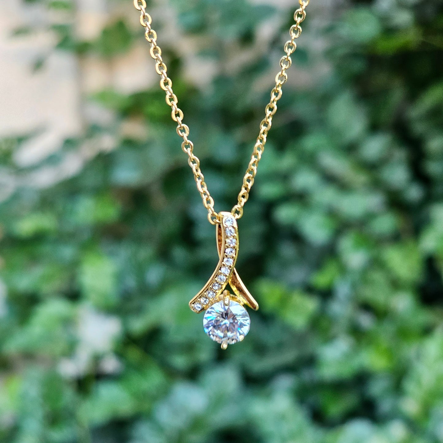 To My Granddaughter - Infinite Diamond Necklace