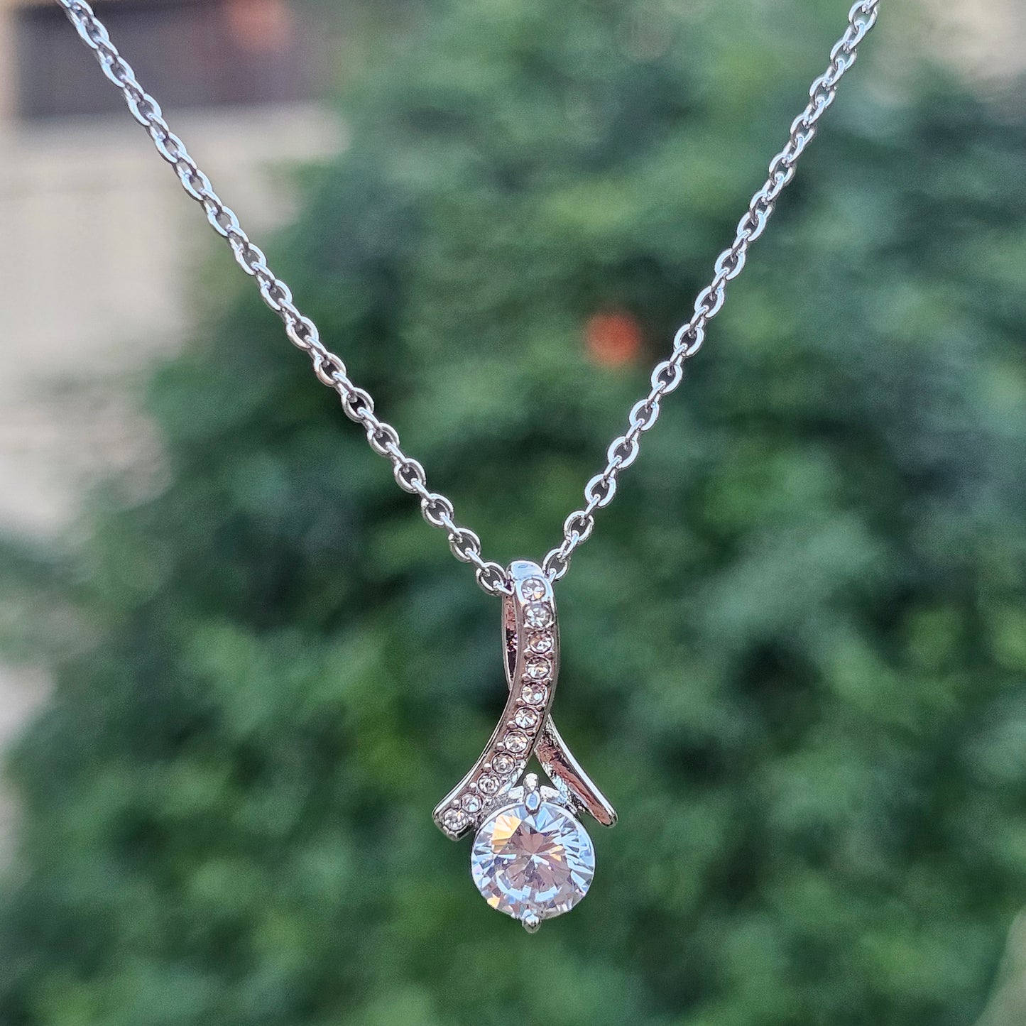 To My Granddaughter - Infinite Diamond Necklace