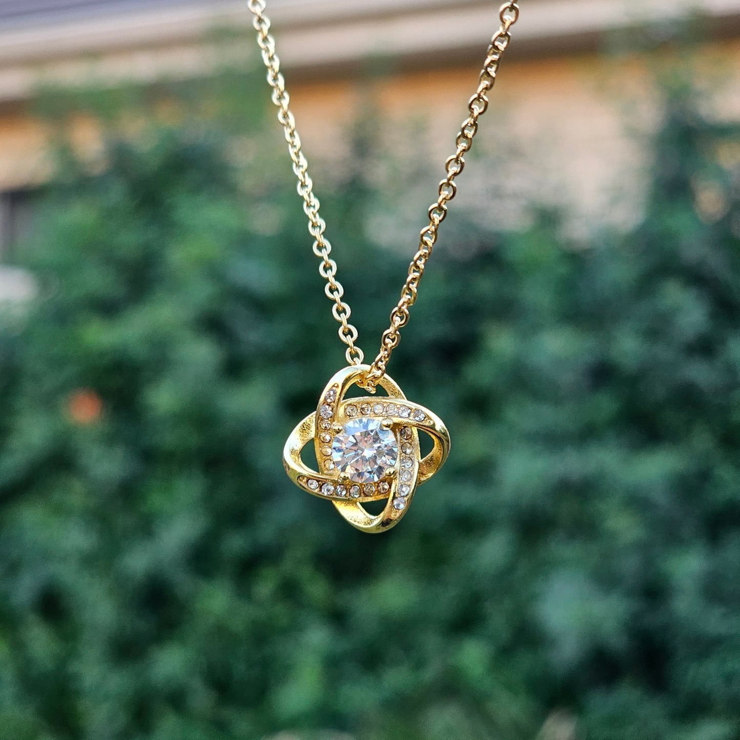 To My Girlfriend - Love Knot Necklace
