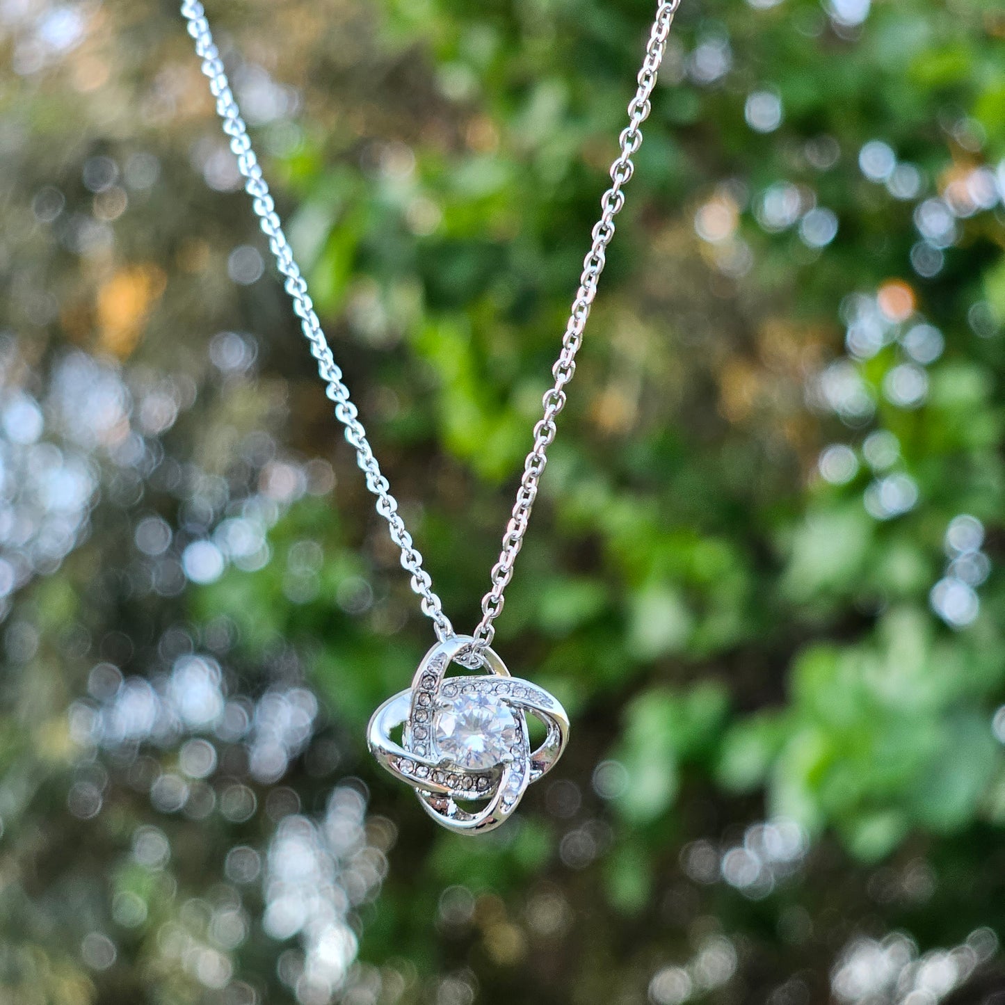 To My Girlfriend - Love Knot Necklace
