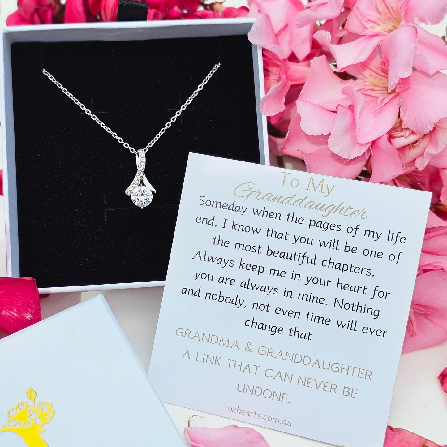 To My Granddaughter - Infinite Diamond Necklace