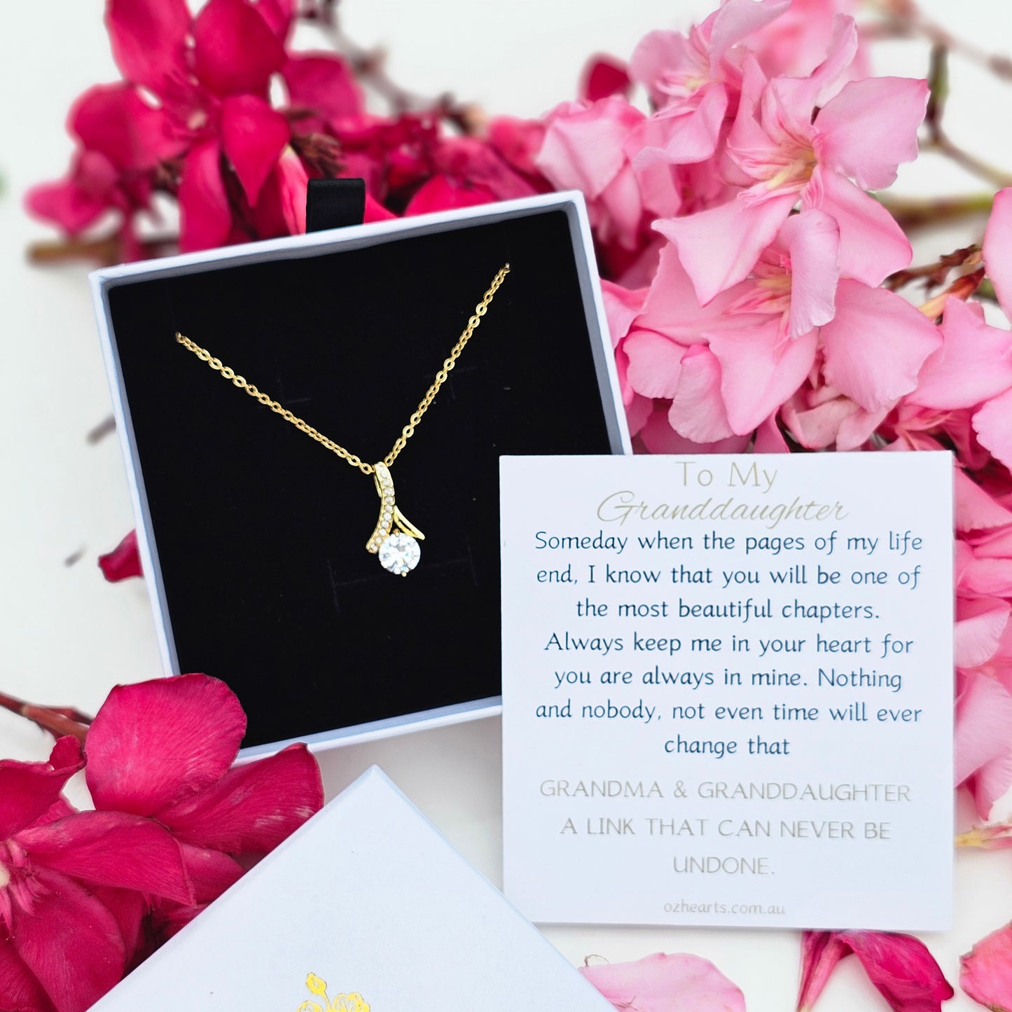 To My Granddaughter - Infinite Diamond Necklace