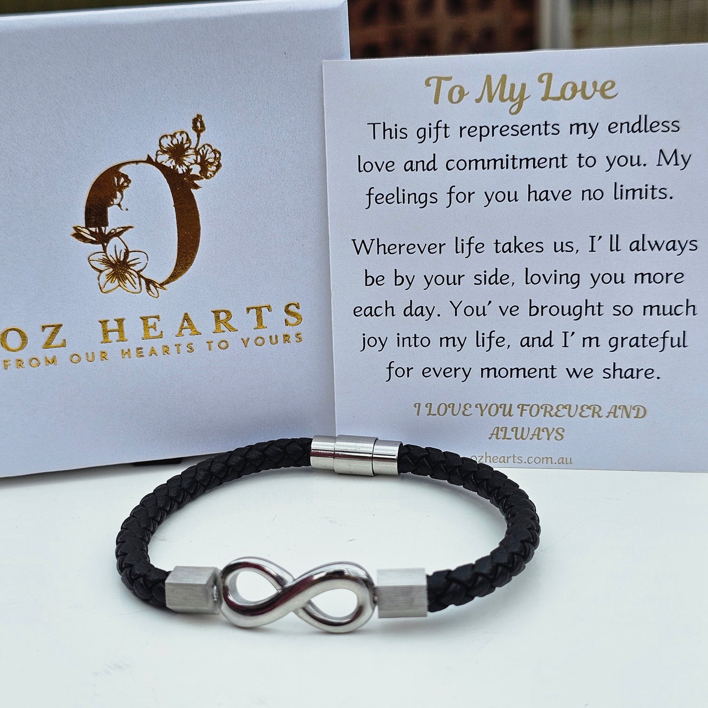 To My Man -  Infinity Bracelet