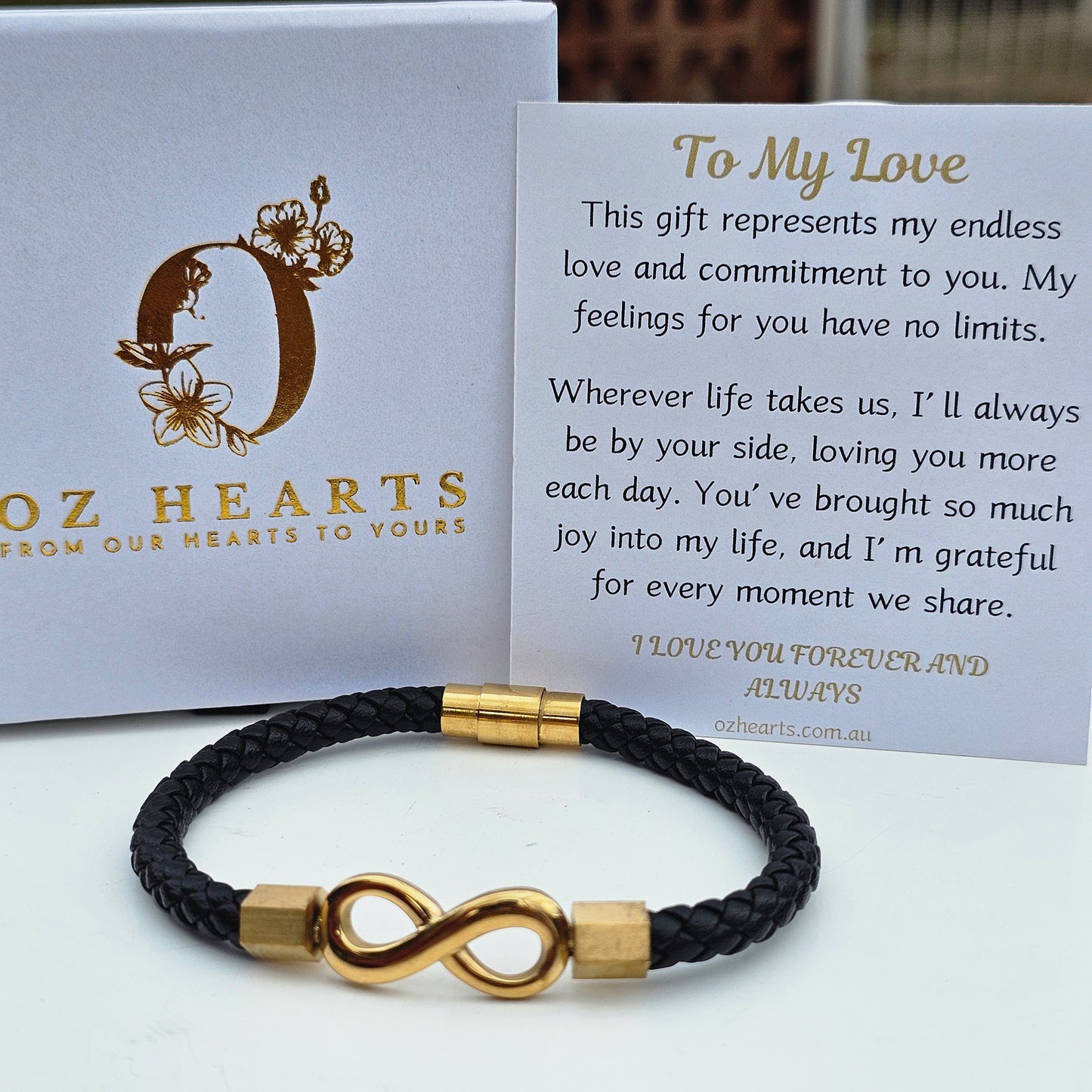 To My Man -  Infinity Bracelet