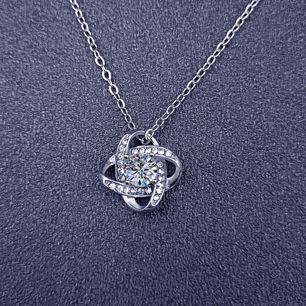 To My Girlfriend - Love Knot Necklace