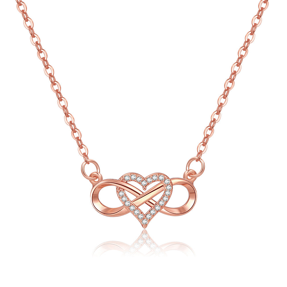 To My Daughter - Infinity Heart Necklace