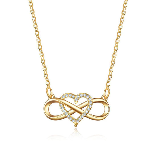 Mother Daughter - Infinity Heart Necklace