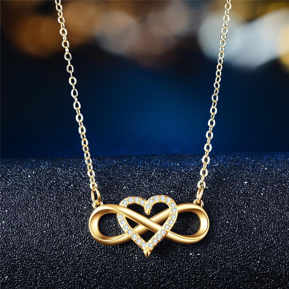 Mother Daughter - Infinity Heart Necklace