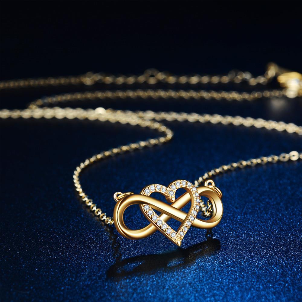 To My Daughter - Infinity Heart Necklace
