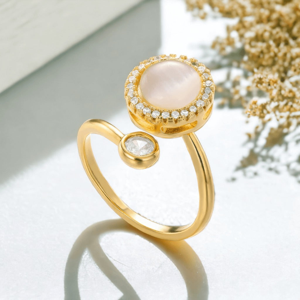 To My Daughter - Opal Anxiety Fidget Ring