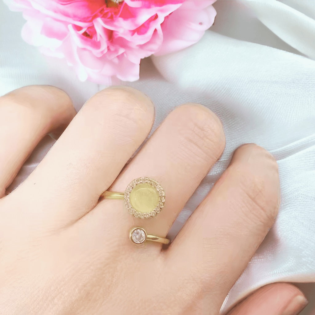 To My Daughter - Opal Anxiety Fidget Ring