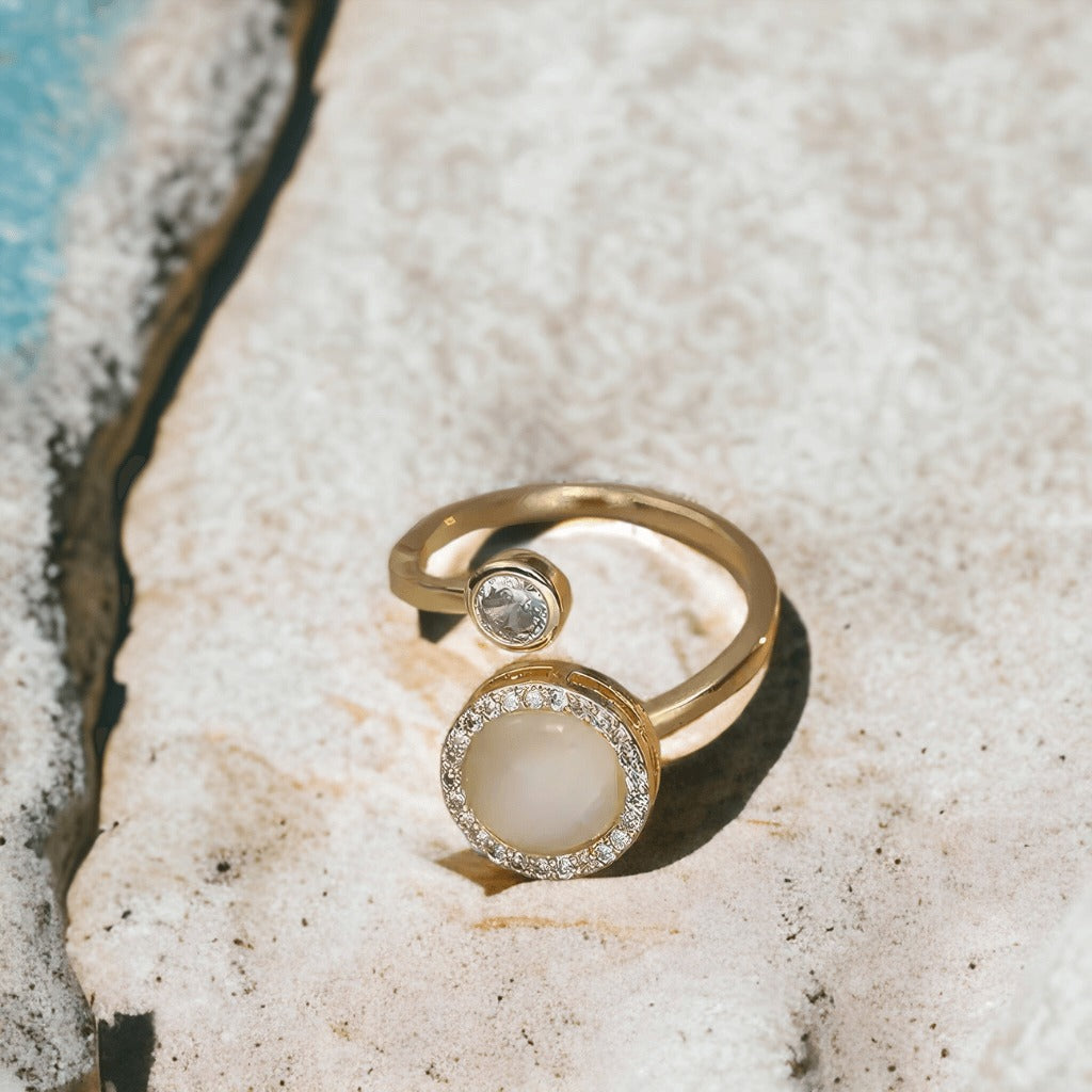 To My Daughter - Opal Anxiety Fidget Ring