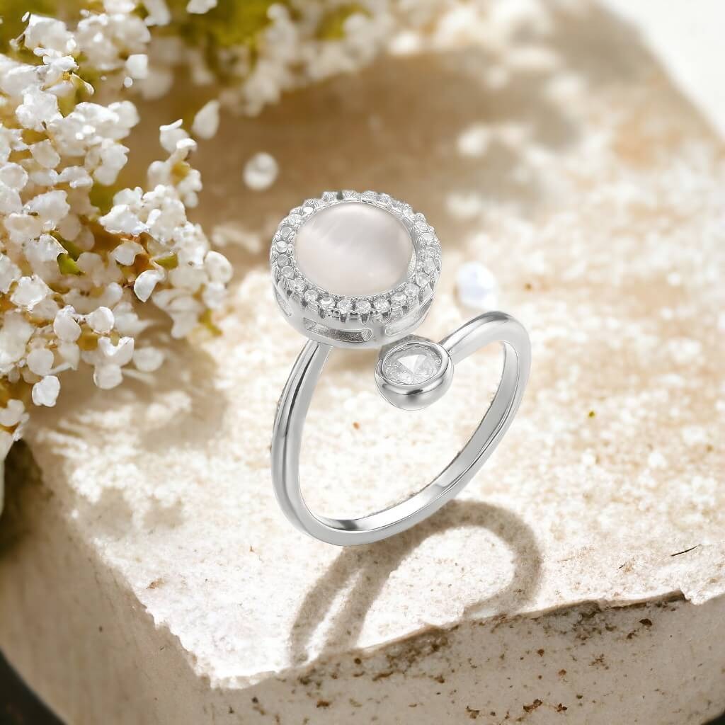 To My Daughter - Opal Anxiety Fidget Ring