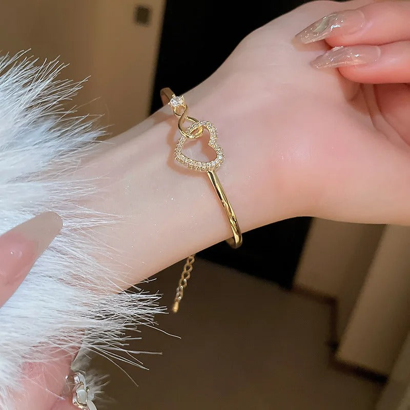 To My Wife - Infinity Heart Bracelet
