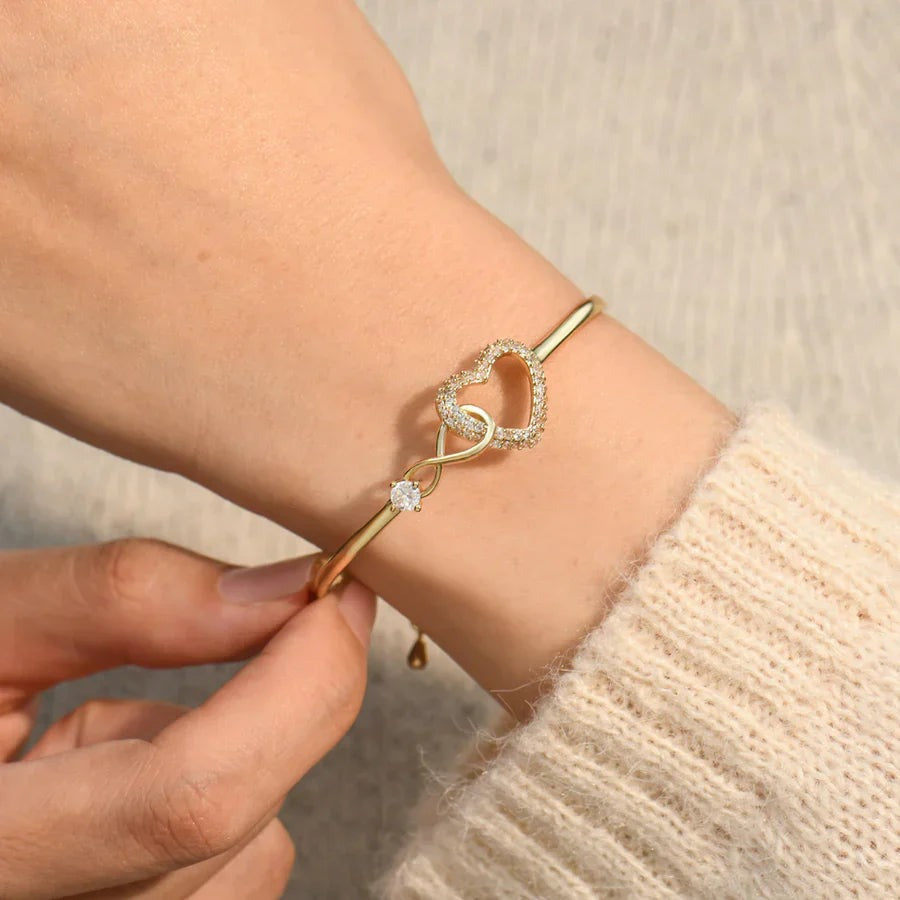 To My Wife - Infinity Heart Bracelet
