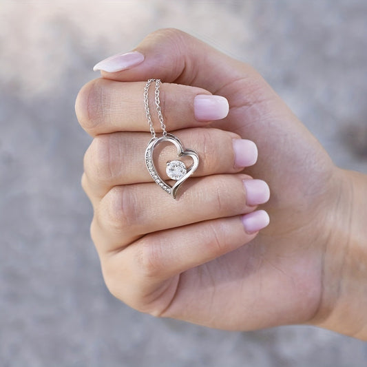 To My Wife - Love Heart Necklace