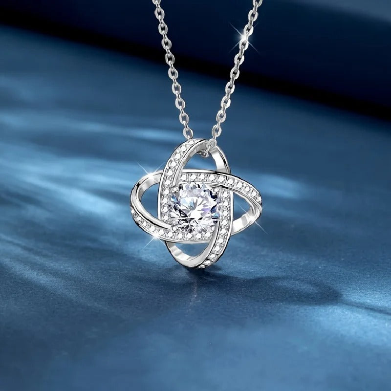 To My Girlfriend - Love Knot Necklace