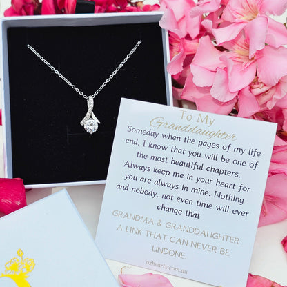 To My Granddaughter - Infinite Diamond Necklace